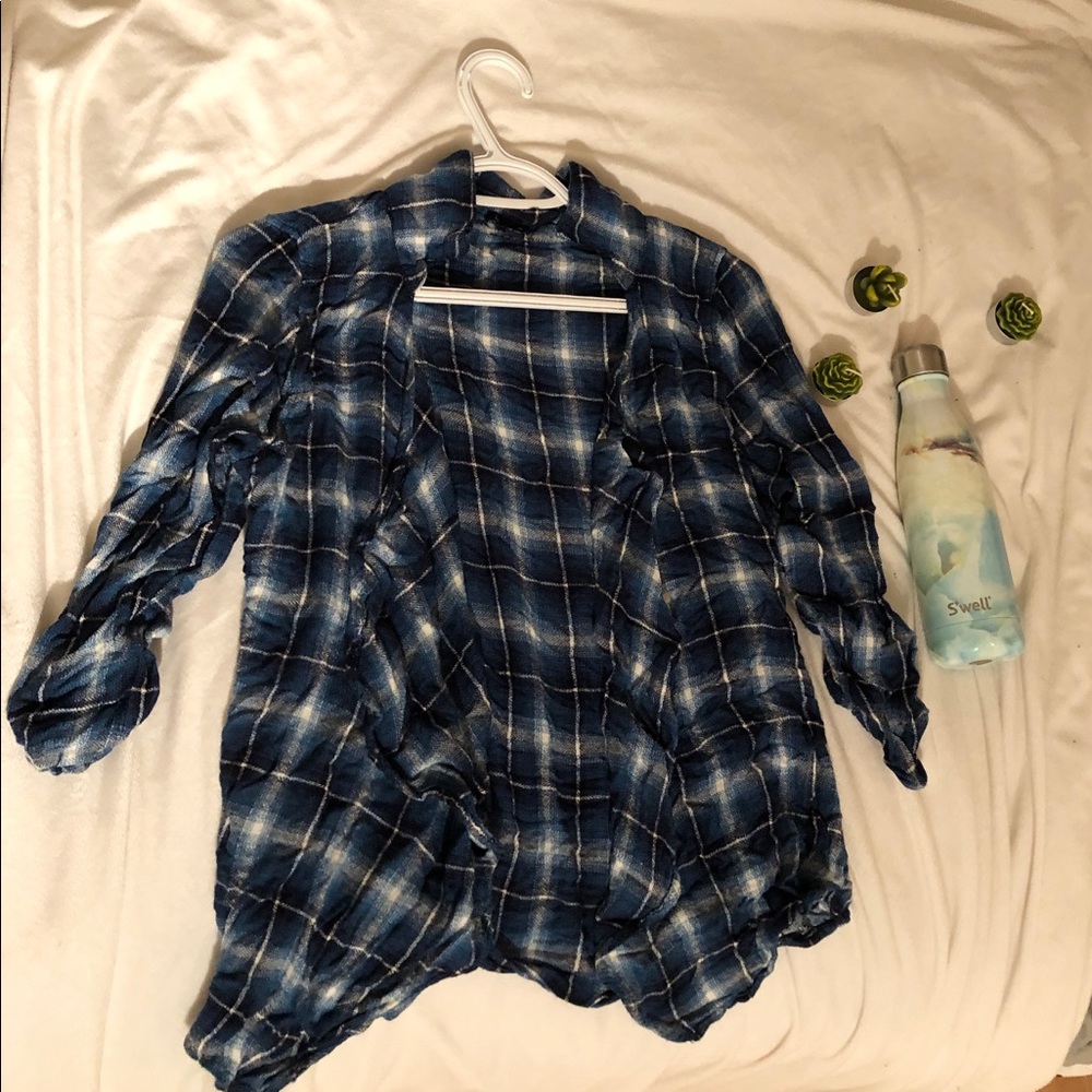 Plaid Cardigan/Shall